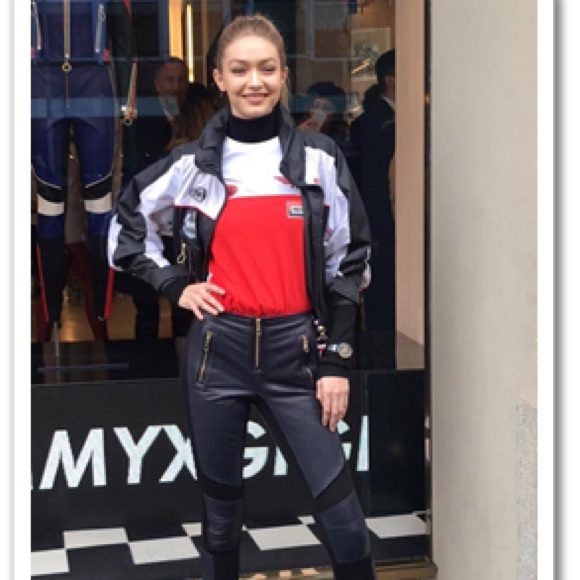 **RARE** Gigi Hadid x Tommy Hilfiger Speed Windbreaker Jacket size M - Picture 12 of 12